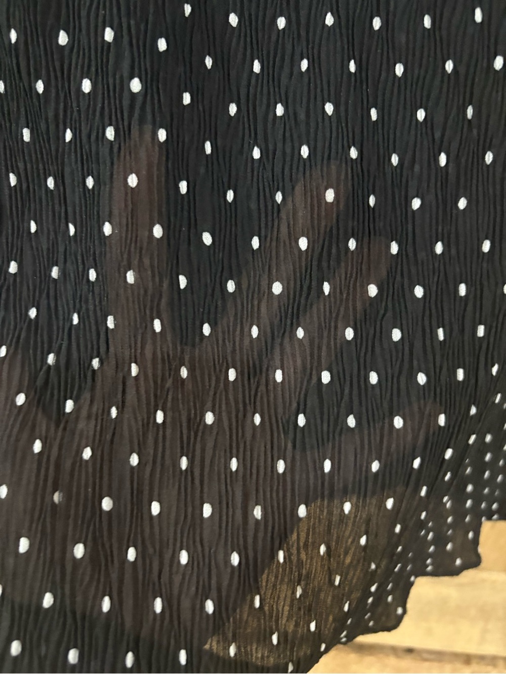 LIONESSES Ford Maxi Skirt In Onyx Polka Dot S NWT - Picture 6 of 6